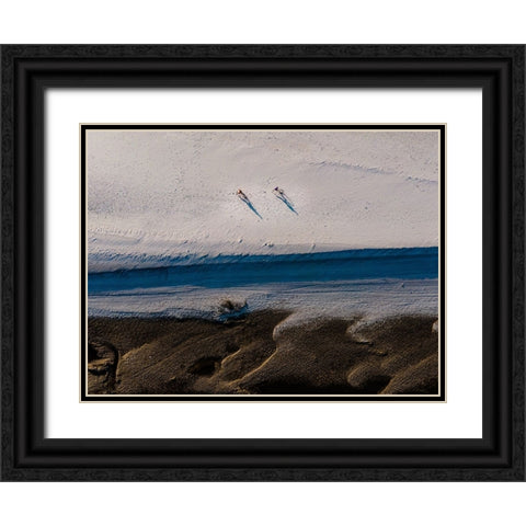 Untitled Black Ornate Wood Framed Art Print with Double Matting by Alam Khan, Rakibul