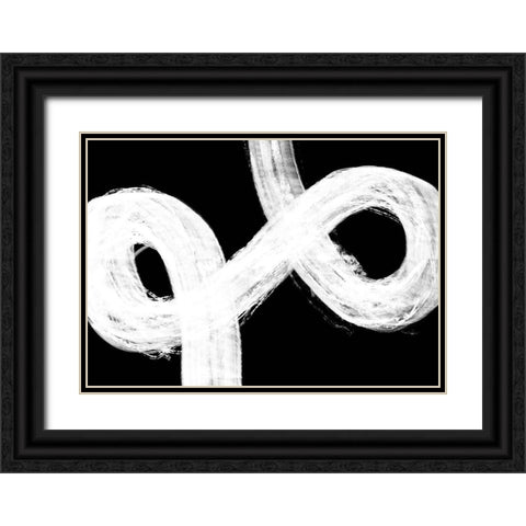 Negative Omega Black Ornate Wood Framed Art Print with Double Matting by 1x Studio II