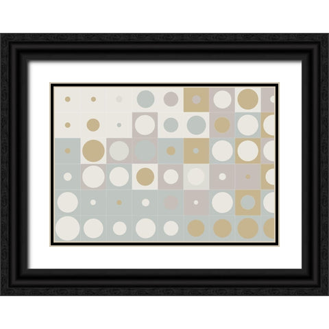 Bubble Cubes Black Ornate Wood Framed Art Print with Double Matting by 1x Studio II