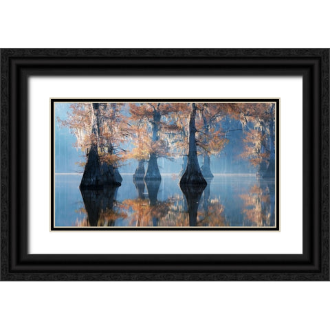 Apparitions Of Perpetuity Black Ornate Wood Framed Art Print with Double Matting by Wei, Willa