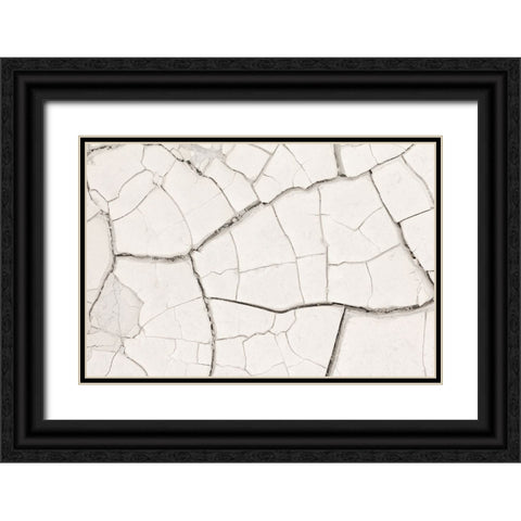 Texture 03 Black Ornate Wood Framed Art Print with Double Matting by 1x Studio III