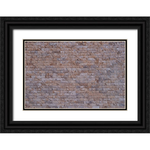 Texture 16 Black Ornate Wood Framed Art Print with Double Matting by 1x Studio III