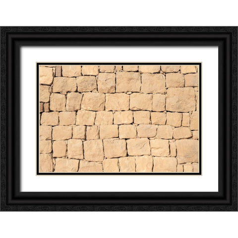 Texture 35 Black Ornate Wood Framed Art Print with Double Matting by 1x Studio III