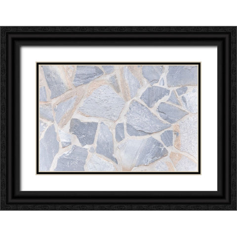 Texture 37 Black Ornate Wood Framed Art Print with Double Matting by 1x Studio III