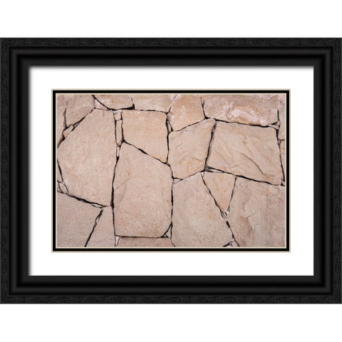Texture 38 Black Ornate Wood Framed Art Print with Double Matting by 1x Studio III