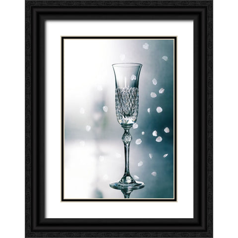 Fleeting beauty Black Ornate Wood Framed Art Print with Double Matting by Hirai, Takiko