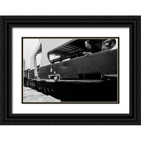 Roro Michalis Black Ornate Wood Framed Art Print with Double Matting by Koulouridis, George