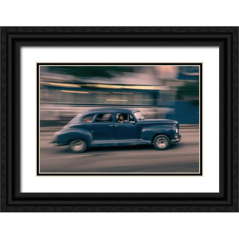 White Nails Black Ornate Wood Framed Art Print with Double Matting by Bauer, Andreas