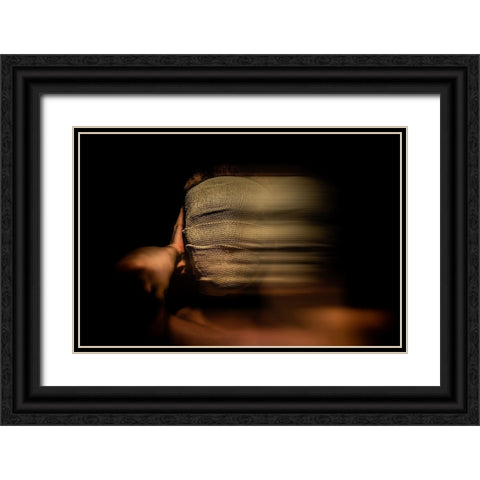 Untitled Black Ornate Wood Framed Art Print with Double Matting by Hermann, Steve