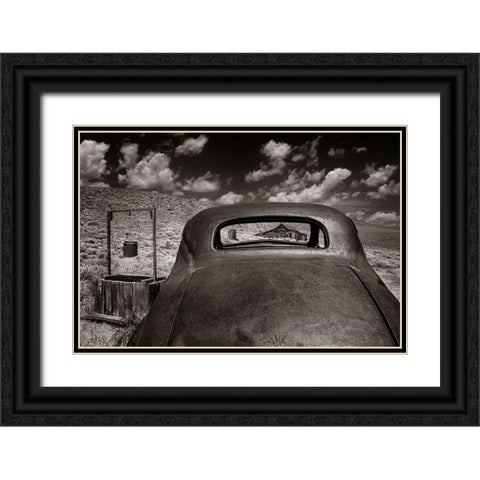 Prairie Home Black Ornate Wood Framed Art Print with Double Matting by Perlow, Gary