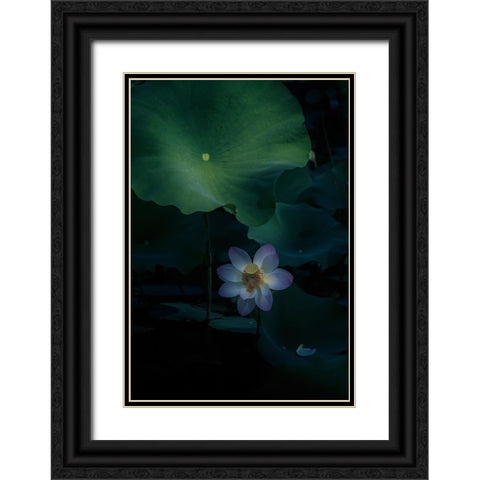 Comfort Zone! Black Ornate Wood Framed Art Print with Double Matting by Tseng, Judy