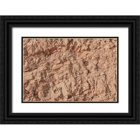 Texture 66 Black Ornate Wood Framed Art Print with Double Matting by 1x Studio III