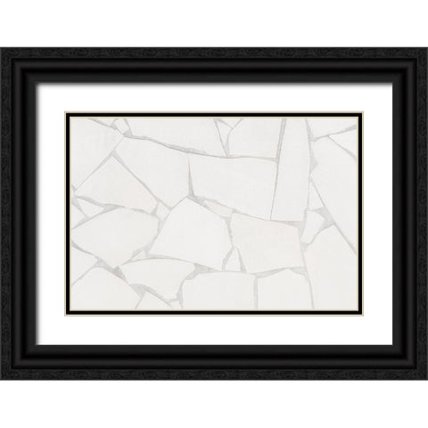 Texture73 Black Ornate Wood Framed Art Print with Double Matting by 1x Studio III