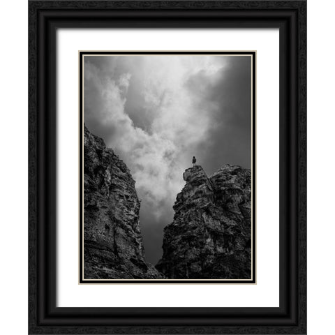 Endless Way Black Ornate Wood Framed Art Print with Double Matting by Noori, Saba