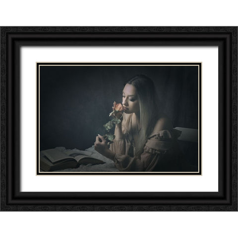 The Scent Of Memory Black Ornate Wood Framed Art Print with Double Matting by Franke, Ruth