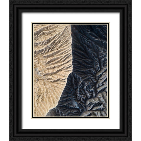 Bardenas Reales Black Ornate Wood Framed Art Print with Double Matting by Ziomek, Witold