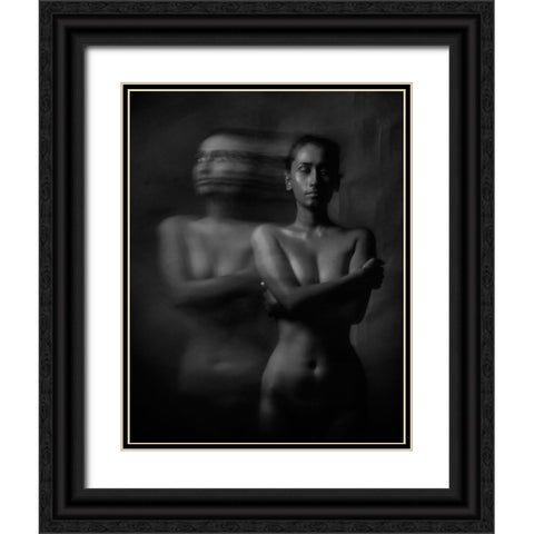 Eternal Quest Black Ornate Wood Framed Art Print with Double Matting by BHATTACHARYYA, PARTHA