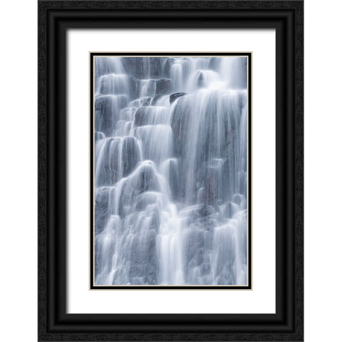Fall in Iceland Black Ornate Wood Framed Art Print with Double Matting by J Rao, Jenny