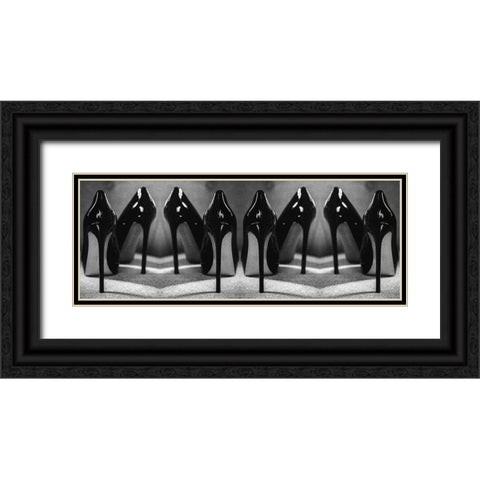 ROW Black Ornate Wood Framed Art Print with Double Matting by Schottstaedt, Erik