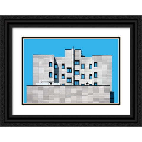 Nested Facade Black Ornate Wood Framed Art Print with Double Matting by Hawerkamp, Hans-Wolfgang