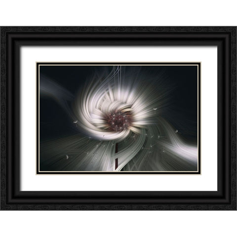 May it be Black Ornate Wood Framed Art Print with Double Matting by Sherin.Abdou