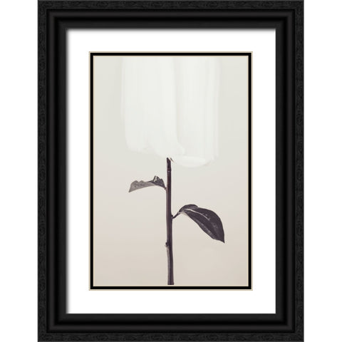 Peony 18 Black Ornate Wood Framed Art Print with Double Matting by 1x Studio III