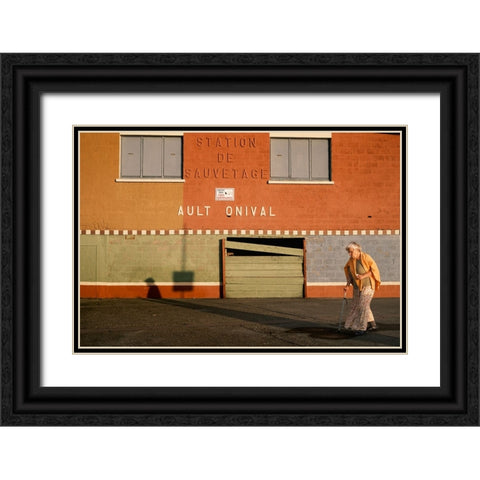 Terracotta Black Ornate Wood Framed Art Print with Double Matting by Bartholomeus, Stephan