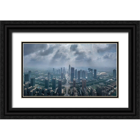 After The Storm Black Ornate Wood Framed Art Print with Double Matting by Yu Wu, Irene