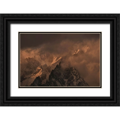 Only The Sound Of Silence Black Ornate Wood Framed Art Print with Double Matting by Moretti, Claudio