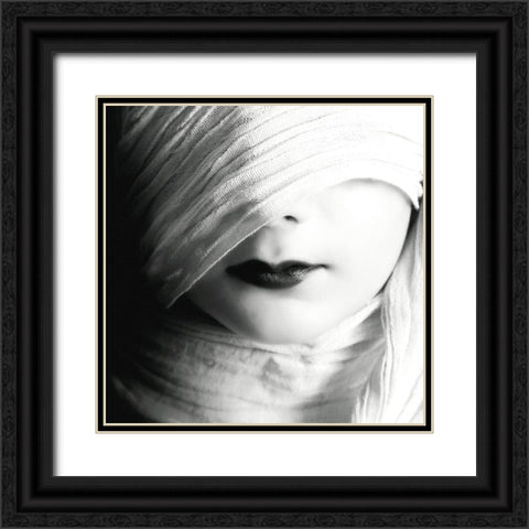 Dream Black Ornate Wood Framed Art Print with Double Matting by Nodeh, Mostafa
