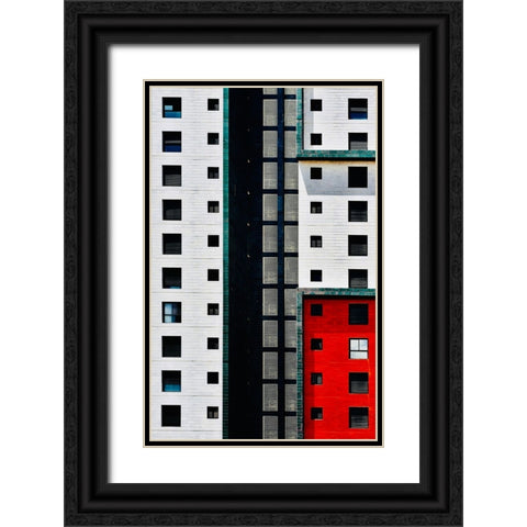 Facade - Gani Tikva Black Ornate Wood Framed Art Print with Double Matting by Orbach, Arnon