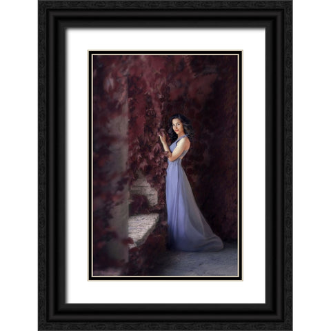 IVI Black Ornate Wood Framed Art Print with Double Matting by Markova, Tanya