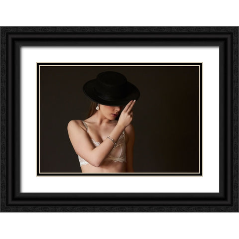 Esencia Del Sur Black Ornate Wood Framed Art Print with Double Matting by Navarro Villanueva, Luis