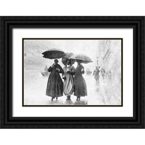 Some People Stay In Your Heart Forever Black Ornate Wood Framed Art Print with Double Matting by Dauria, Adam