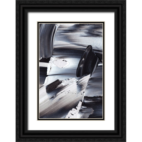 Move With Me Black Ornate Wood Framed Art Print with Double Matting by Uplusmestudio