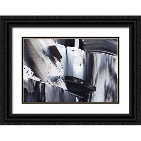 Move With Me Black Ornate Wood Framed Art Print with Double Matting by Uplusmestudio