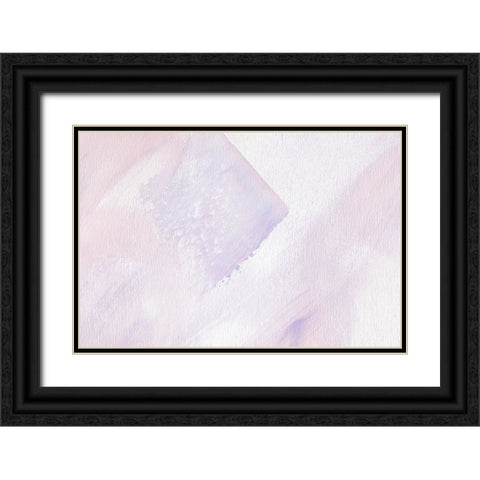 Pastel Flow No 3 Black Ornate Wood Framed Art Print with Double Matting by Uplusmestudio