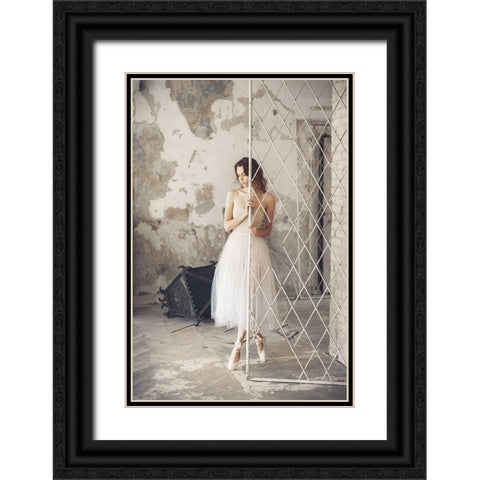 Grace were in her steps Black Ornate Wood Framed Art Print with Double Matting by Bolgov (Axe), Ruslan