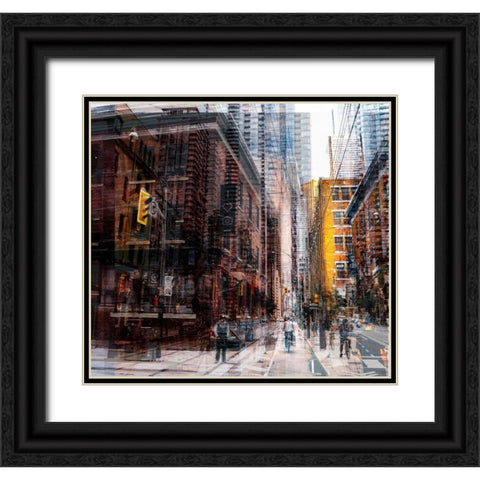 Toronto Black Ornate Wood Framed Art Print with Double Matting by Chiriaco, Carmine