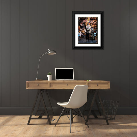 Another School Black Ornate Wood Framed Art Print with Double Matting by Avila, Fernando