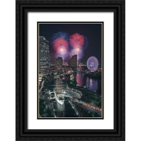 A Midsummer NightS Dream Black Ornate Wood Framed Art Print with Double Matting by Senshu, Akemi