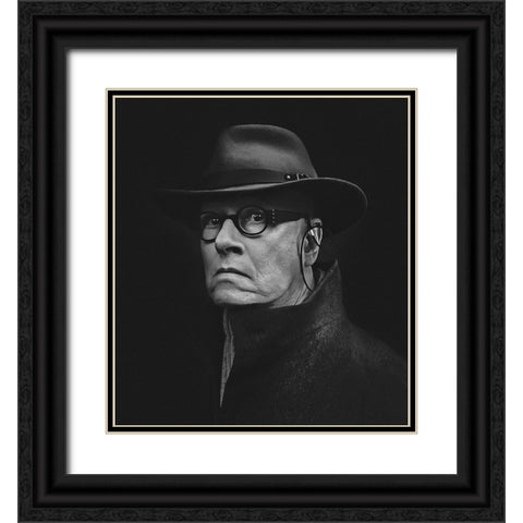 Untitled Black Ornate Wood Framed Art Print with Double Matting by Getsadze, Zurab