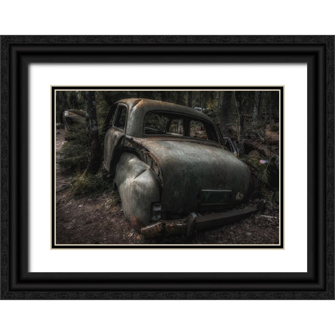 When Time Says Goodbye Black Ornate Wood Framed Art Print with Double Matting by Pettersson, Benny