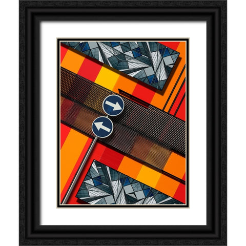 Untitled Black Ornate Wood Framed Art Print with Double Matting by Buczkowski, Tomasz