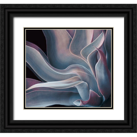 The Pastel Side Of Summer Black Ornate Wood Framed Art Print with Double Matting by Wechsler, Robin