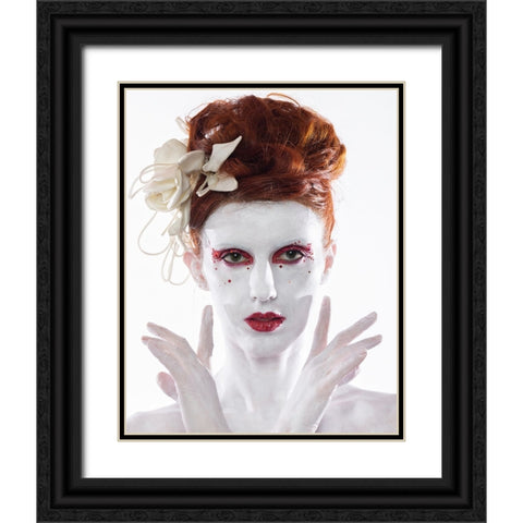 Bianco Black Ornate Wood Framed Art Print with Double Matting by Photography Espressive