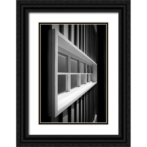 From Left To Right [1] Black Ornate Wood Framed Art Print with Double Matting by Parola, Roberto