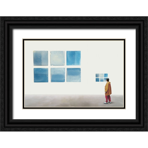 A Love For Small Things Black Ornate Wood Framed Art Print with Double Matting by Vangindertael (Lagrange), Luc