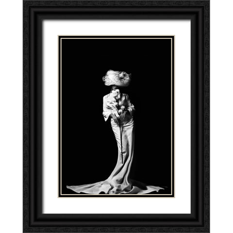 Beyond The Darkness Black Ornate Wood Framed Art Print with Double Matting by Taghipour, Marjan