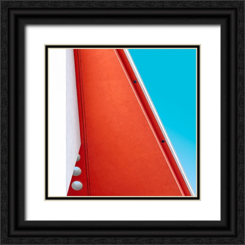 Air Holes Black Ornate Wood Framed Art Print with Double Matting by Van Son, Greetje